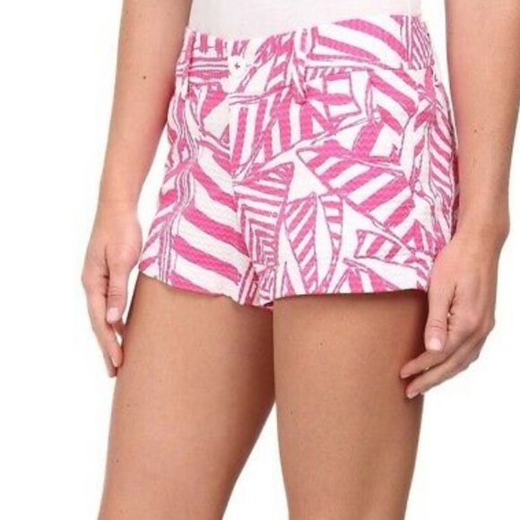 EUC Lilly Pulitzer Walsh shorts, Pink Yacht Sea, 6 - Picture 2 of 5